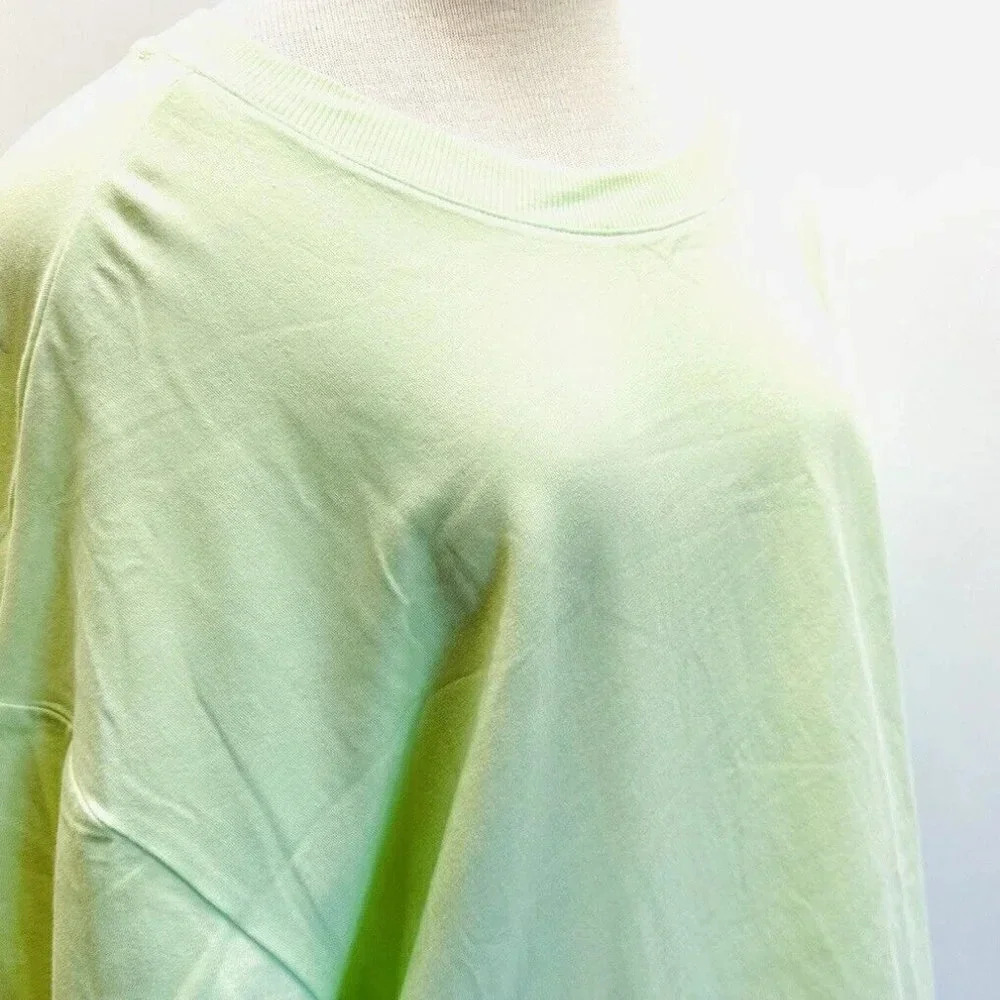 NWT TEK GEAR Women Short Sleeve Crew Neck On the Go Gear Green Shirt Plus Sz 3X - Picture 5 of 12